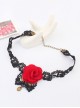 Attractive Rose Floral Lolita Necklace