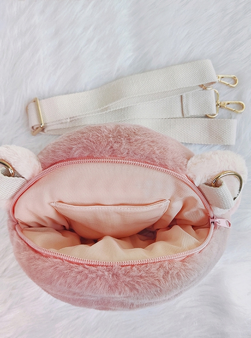 Japanese Sweet Girls Lolita Handbags Faux Leather Bow School Cute Shoulder  Bags