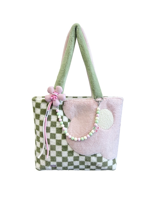 Fresh Polka-dot Print Lace Messenger Bag, Shoulder Bags