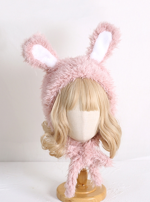 Pink Bunny Ears Hat SIZE Medium Rabbit Ears Hat Expedited 
