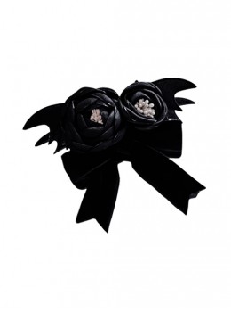 Floating Phantom Series Retro Dark Handmade Gothic Exquisite Rose Lolita Flower Ouji Bownot Fashion Brooch