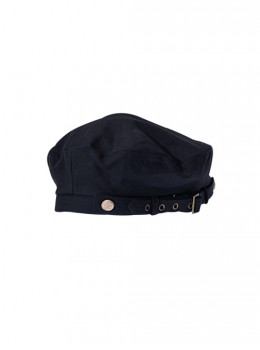 Tomorrow Pledge Series College Military Uniform Style Black Fashionable Versatile Handsome Ouji Fashion Beret Hat