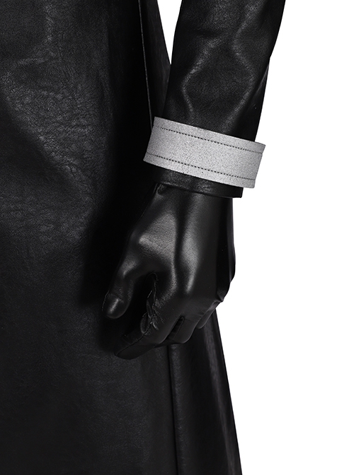 Final Fantasy VII Remake Halloween Cosplay Sephiroth Costume Black Windbreaker Suit Full Set