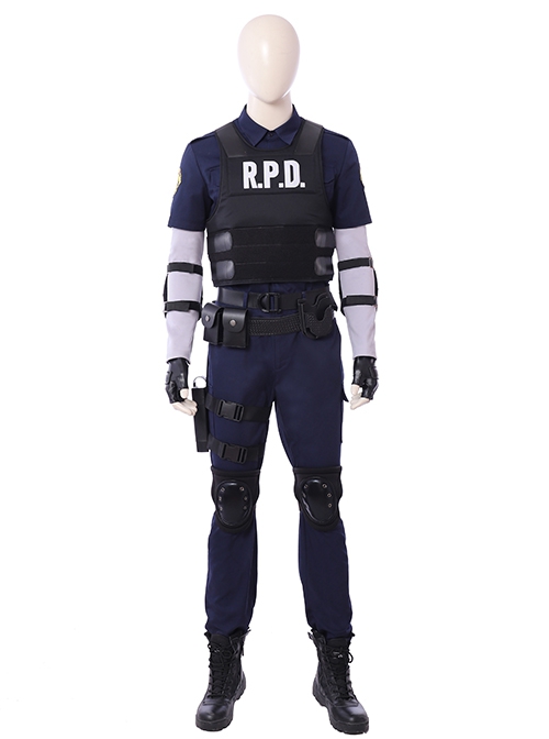 Resident Evil Biohazard Re 2 Halloween Cosplay Leon Scott Kennedy Accessories Black Belt Components