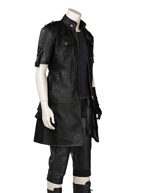 Final Fantasy XV Halloween Cosplay Noctis Lucis Caelum Costume Black Jacket