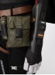 Game Apex Legends Halloween Cosplay Wraith Original Outfit Accessories Military Green Crotch Strap Components