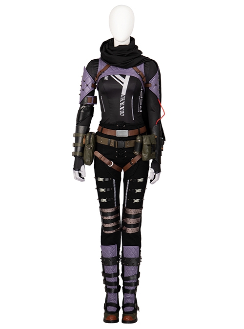 Game Apex Legends Halloween Cosplay Wraith Original Outfit Accessories Boots