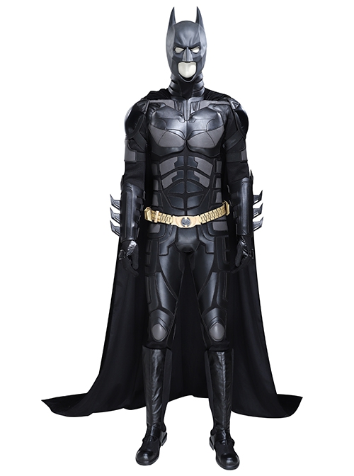 Batman The Dark Knight Halloween Cosplay Batman Bruce Wayne Accessories Black Cloak And Breastplate