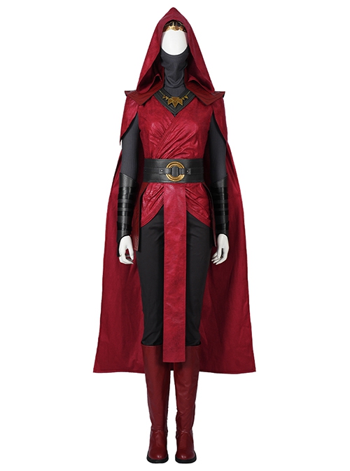 Game Star Wars Halloween Cosplay Nightsisters Merrin Costume Red Top