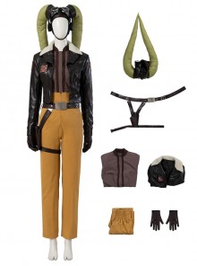 Ahsoka Star Wars Spin-Off Original Series Halloween Cosplay Hera Syndulla Costume Set Without Shoes Without Earphones Without Glasses