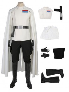 Rogue One A Star Wars Story Halloween Cosplay Orson Krennic Costume White Uniform Full Set