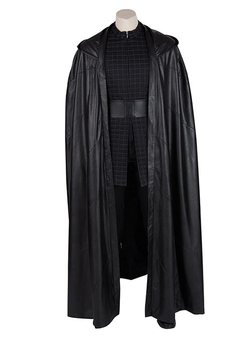 Star Wars The Rise Of Skywalker Halloween Cosplay Kylo Ren Costume Black Cloak