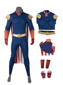 The Boys Halloween Cosplay Homelander Battle Suit Costume Set Without Boots