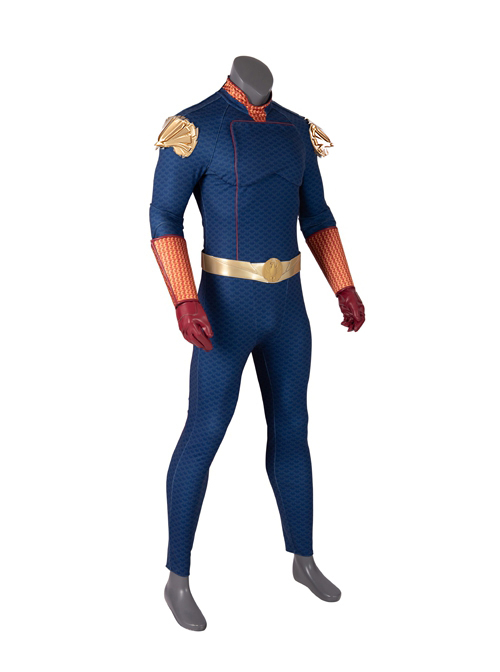 The Boys Halloween Cosplay Homelander Battle Suit Costume Bodysuit And Waistband