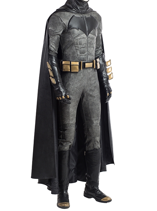 Justice League Halloween Cosplay Batman Bruce Wayne Battle Suit Costume Full Set