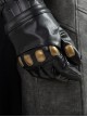 Justice League Halloween Cosplay Batman Bruce Wayne Battle Suit Accessories Black Gloves
