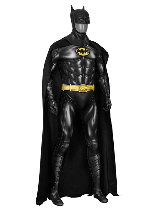 The Flash Movie Halloween Cosplay Michael Keaton Batman Costume Bodysuit Full Set