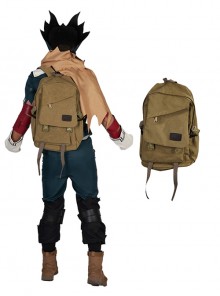 Anime My Hero Academia Halloween Cosplay Izuku Midoriya Deku Accessories Khaki Backpack