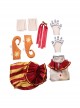 Movie Five Nights At Freddy's Halloween Cosplay Sun Outfit Costume Full Set