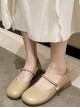 French Style Fairy Daily Gentle Lady Kawaii Fashion Lolita Casual Cute Round Toe Soft Chunky Heel Mary Jane Shoes