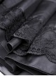 Gothic Style Exquisite Embroidered Mesh Sweet Ribbon Bowknot Elegant Black Mini Petticoat Tutu Skirt