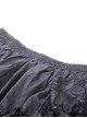 Gothic Style Exquisite Layered Lace Palace Pleated Retro Gorgeous Long Tail Black Sexy Skirt
