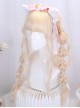 Multicolor Daily Commute Flat Bangs Corn Silk Long Curly Hair Elegant Classic Lolita Full Head Wig