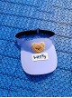 Kid Casual Campaign Summer Sunscreen UV Children Kawaii Fashion Plush Embroidered Bear Patch Hollow Roof Sun Hat