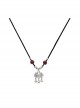 Retro Electroplated Alloy Trendy Kawaii Fashion Chinese Style Auspicious Meaning Longevity Lock Necklace