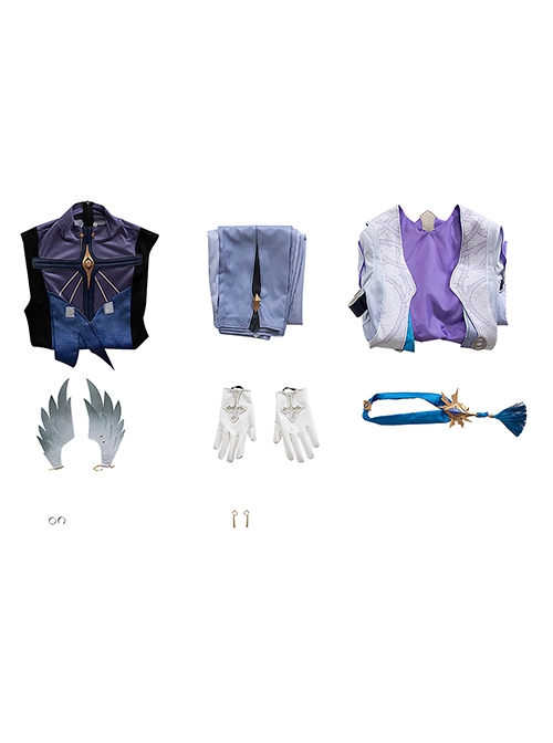 Game Honkai Star Rail Halloween Cosplay Sunday Costume Set Without Headgear