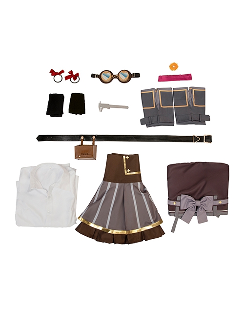 Vtuber Halloween Cosplay Ace Taffy Outfit Costume Full Set