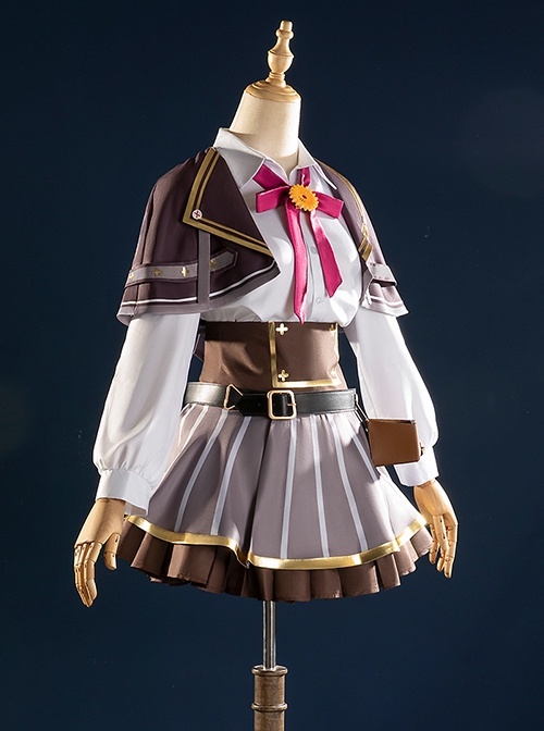 Vtuber Halloween Cosplay Ace Taffy Outfit Costume Full Set