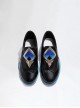 Game Honkai Star Rail Halloween Cosplay Aventurine Accessories Black Shoes