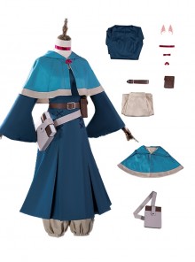 Anime Delicious in Dungeon Halloween Cosplay Marcille Costume Full Set