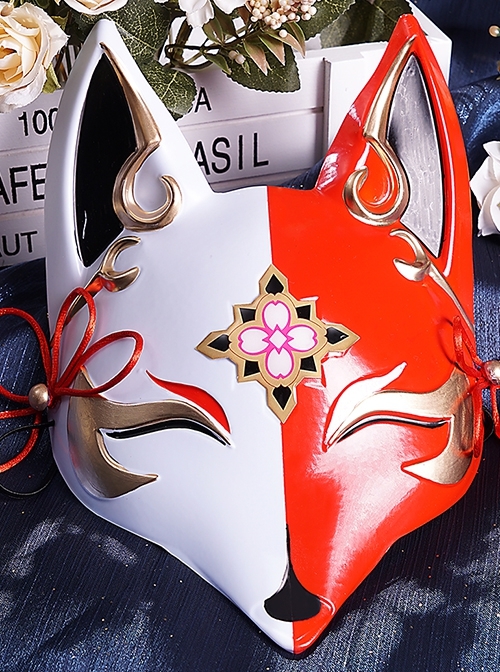Game Honkai Star Rail Halloween Cosplay Sparkle Accessories Fox Mask