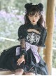 Changan Ballad Series Chinese Style Sweet Lolita Lace Cheongsam Accessory Bun Hair Bag Hairpin Bowknot Sleeves Set