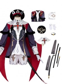 Game Genshin Impact Halloween Cosplay Dahlia Costume Full Set