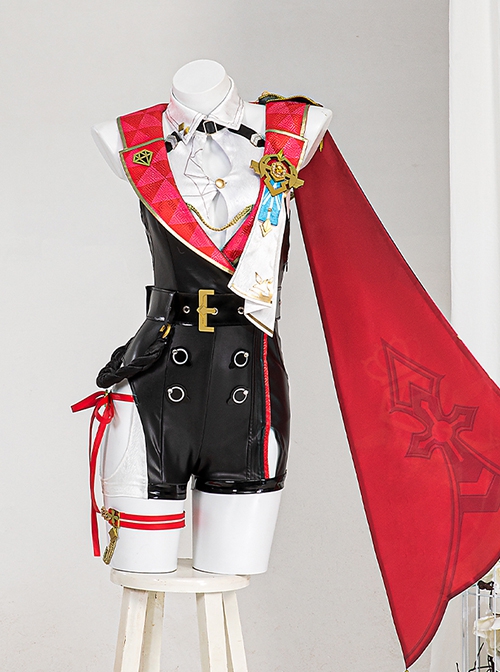 Honkai Star Rail Game Halloween Cosplay Topaz Bodysuit Costume Full Set
