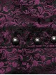 Gothic Style Gorgeous Jacquard Dark Pattern Waist Side Cross Straps Retro Palace Black Purple Male Slim Vest
