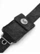 Punk Style Handsome Fog Pattern Bags On Both Sides Adjustable Belt Loops At Waist Men's Black Eyelet Harness