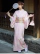 Fresh Girl Pink Japanese Style Cultural Improvement Formal Dress Sakura Pudding Kawaii Fashion Bathrobe Kimono