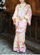 Godly Girl Japanese Style Kawaii Fashion Colorful Chrysanthemum Traditional Patterns Improved Kimono Yukata