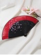 Japanese Style Kawaii Fashion Elegant Retro Kimono Shooting Props Sakura Baking Paint Folding Fan