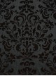 Gothic Style Vintage Luxury Velvet Hot Stamping Pattern Vintage Black Trumpet Sleeves Gentleman Shirt