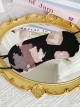 Sleepy Bear Series Kawaii Fashion Bear Tea Party Print Soft Cute Lolita Blackout Eye Mask