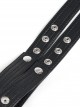 Punk Style Sexy Adjustable Suspenders Metal Ring Black Comfortable Men's Leather Harness