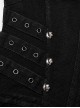 Punk Style Handsome Stand Collar Metal Skull Claw Zipper Unique Split Design Doomsday Sense Black Male Vest