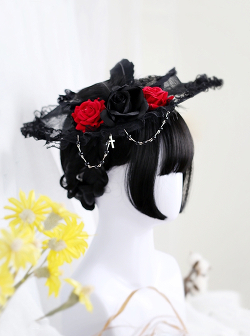 Kanako Series Hime Cut Japanese Princess Style Nature Dark Long Straight Hair Classic Lolita Wig