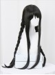 Glamorous Versatile Black Long Straight Hair Magic Girl Homura Cosplay Sweet Lolita Wig