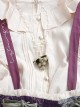 Plush Cloth Art Simulation Grape Ribbon Bowknot Pearl Chain Pastoral Style Classic Lolita Necklace